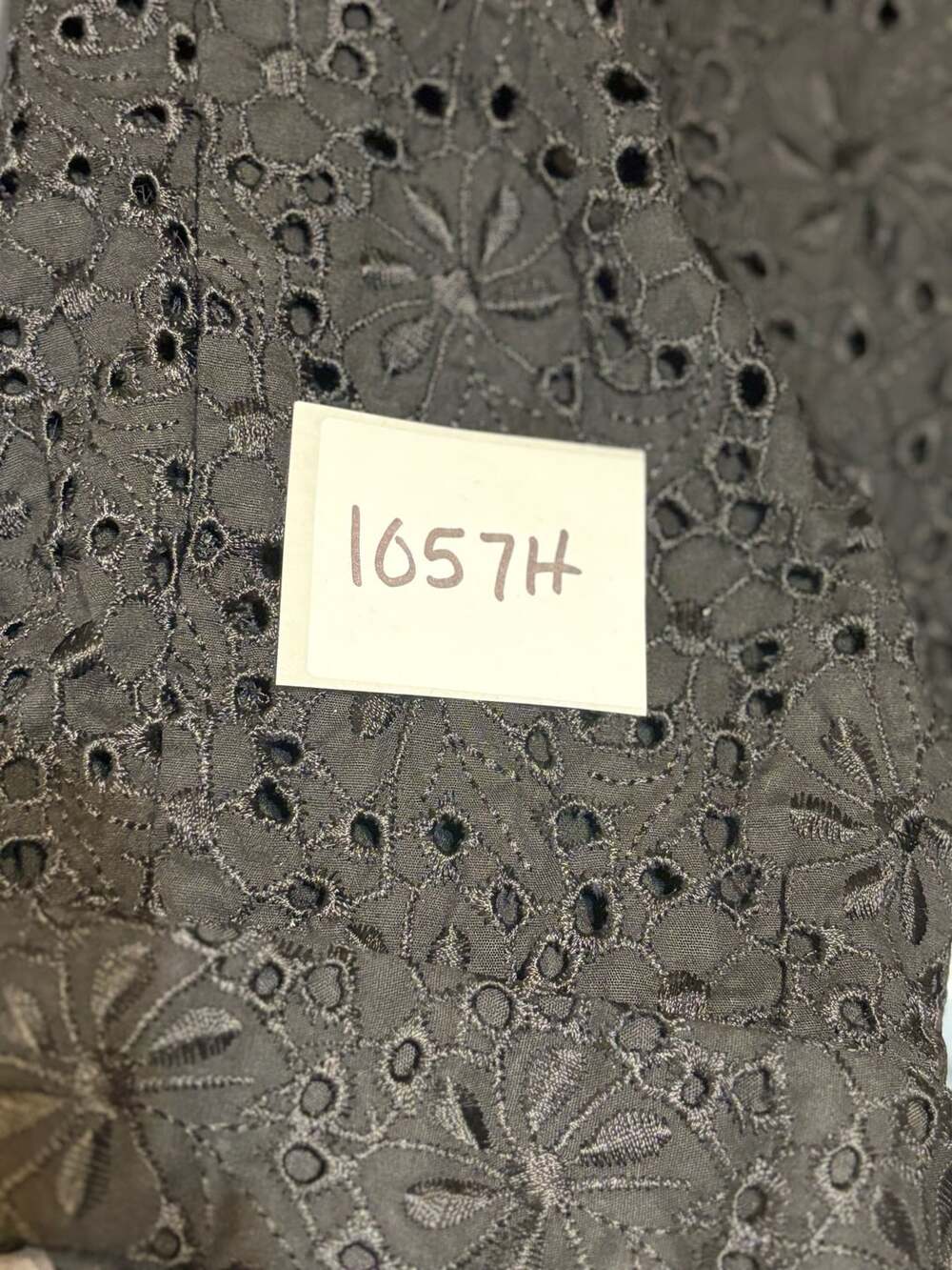 Eci Woman Blazer Size 20W Black Eyelet Floral Button Jacket - Picture 9 of 10